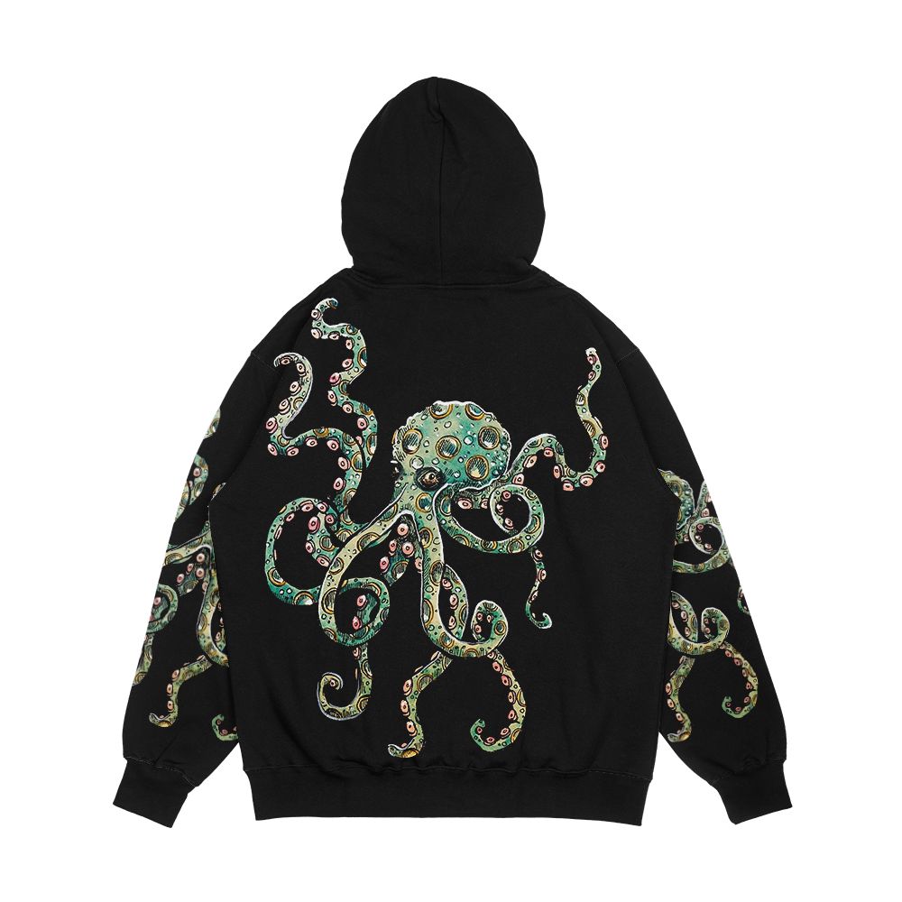 Octopus Men's All-Over-Print Hoodie - Image 2