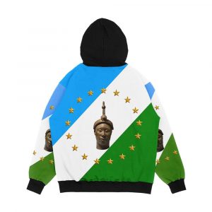 Alternative view of Oduduwa Republic Flag Oduduwa Nation Yoruba Nation Men's All-Over-Print Hoodie