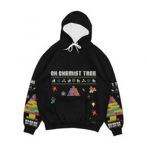 Oh Chemist Tree Merry Christmas Ugly Sweater Chemistry Tee Men's All-Over-Print Hoodie
