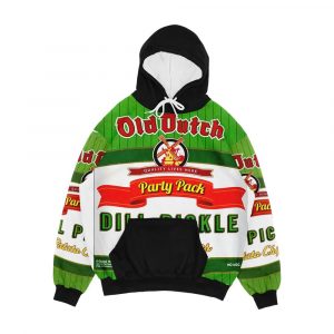 Old Dutch Dill Pickle Chips Men's All-Over-Print Hoodie