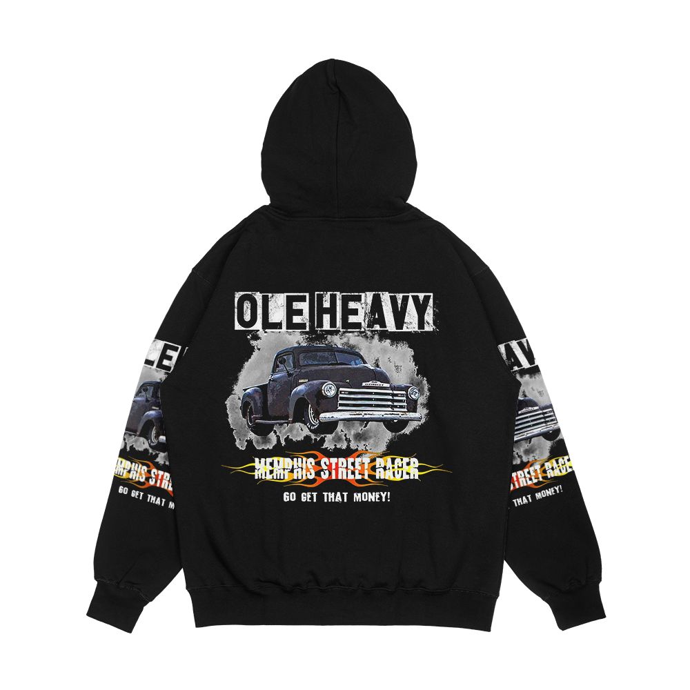 Ole Heavy Truck Street Racer Memphis Men's All-Over-Print Hoodie - Image 2