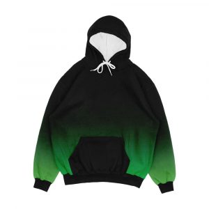 Ombre Green Men's All-Over-Print Hoodie