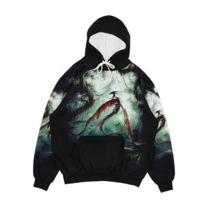 On The Ancient Route Of The Dragon Kings Art By Elian Black Mor Men's All-Over-Print Hoodie