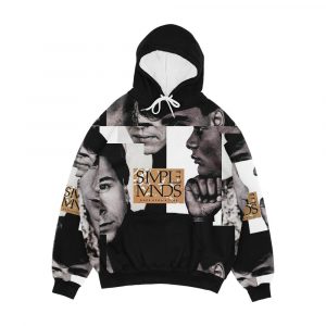 Once Upon A Time Simple Minds Album Men's All-Over-Print Hoodie