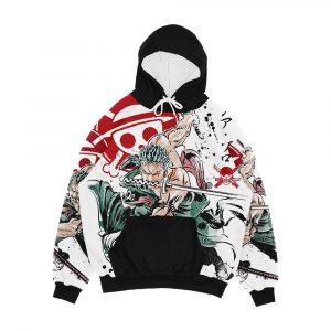 One Piece Roronoa Zoro Men's All-Over-Print Hoodie
