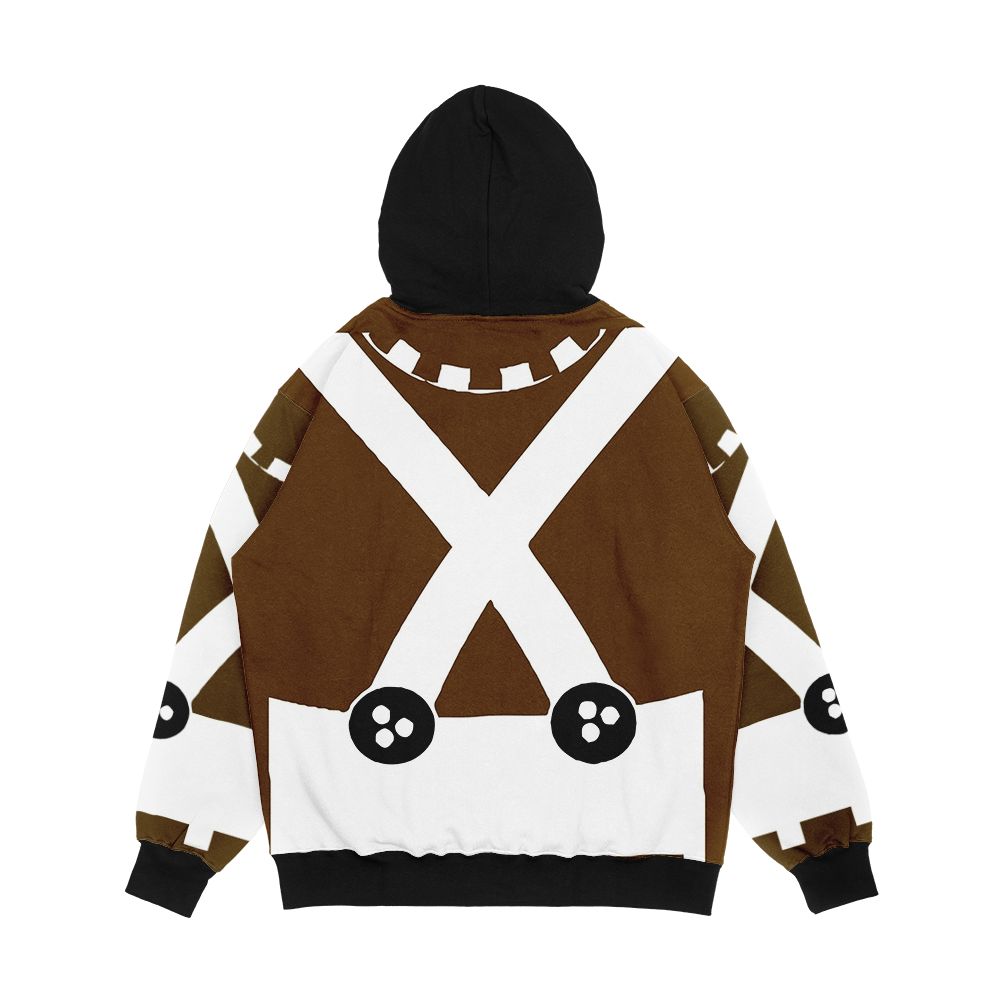 Ooompa Costume Men's All-Over-Print Hoodie - Image 2