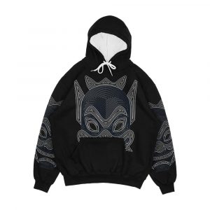 Ornate Blue Spirit Mask Men's All-Over-Print Hoodie