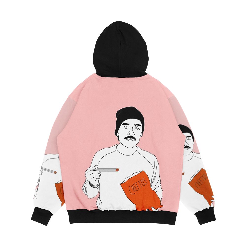 Oscar Isaac Eating Cheetos With Chopsticks Men's All-Over-Print Hoodie - Image 2