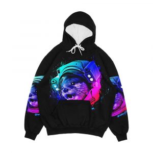 Otter Space Men's All-Over-Print Hoodie