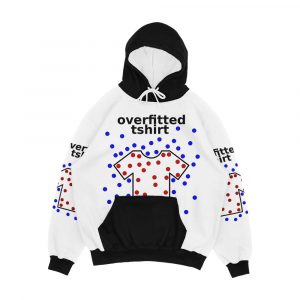 Overfitted Tshirt Men's All-Over-Print Hoodie