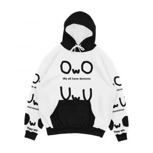 Owo We All Have Demons And Sometimes They Win Men's All-Over-Print Hoodie