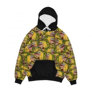 P R I'm I T I V E s P O N G E Men's All-Over-Print Hoodie