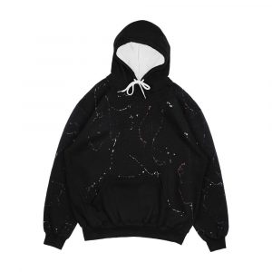 Paint Splat Jumper Detailed Men's All-Over-Print Hoodie