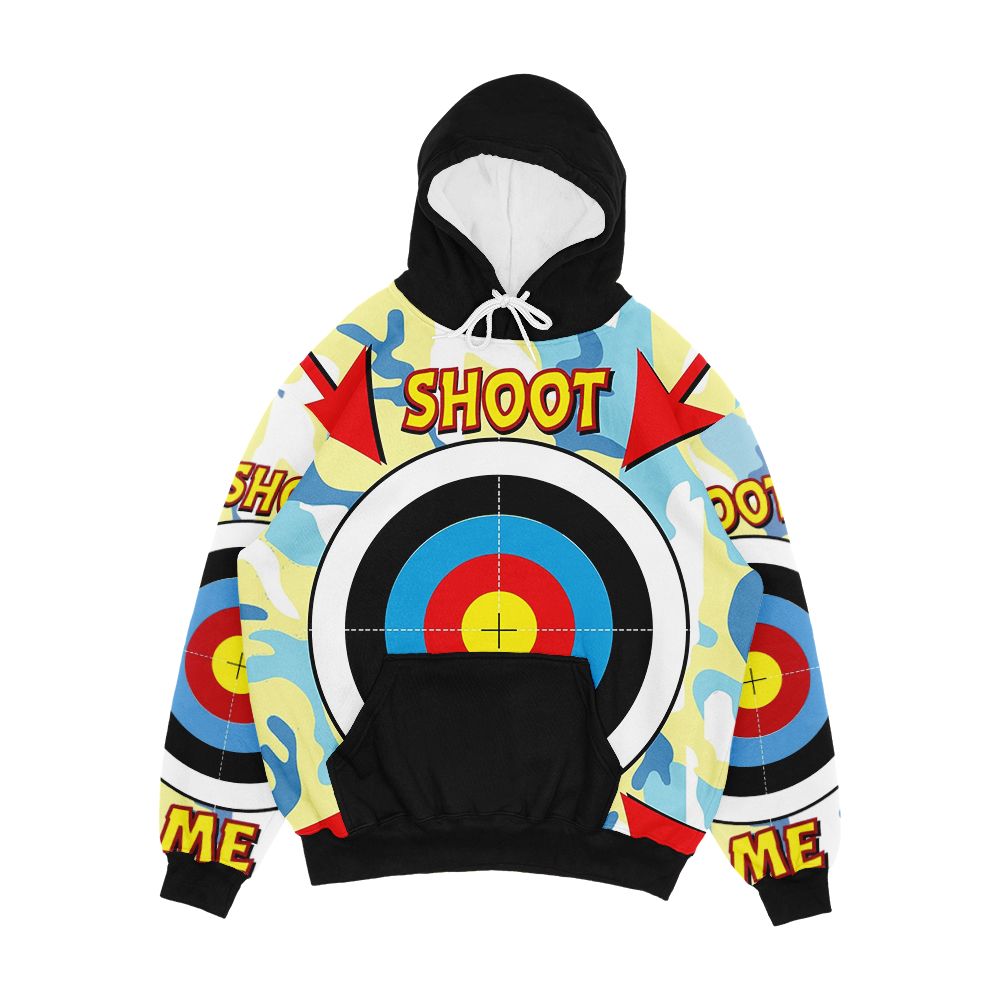 Paintball Stag And Hen Do Shoot Me Target Men's All-Over-Print Hoodie