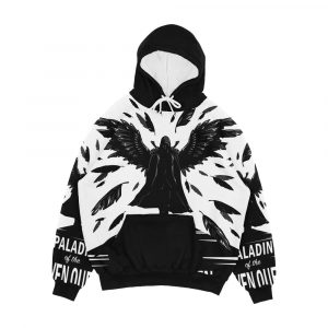 Paladin Of The Raven Queen B And W Variant Men's All-Over-Print Hoodie