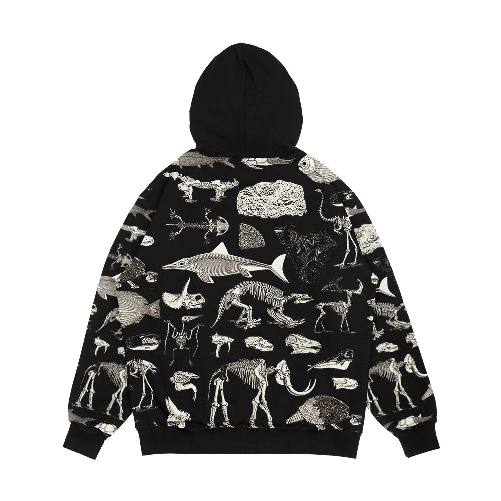 Paleontology Illustration Men's All-Over-Print Hoodie - Image 2