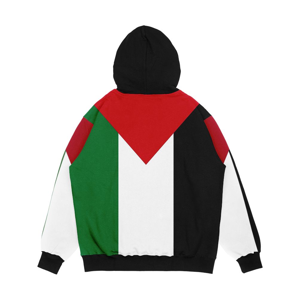 Palestine Flag Men's All-Over-Print Hoodie - Image 2