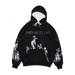 Party Like It's 1347 Again Men's All-Over-Print Hoodie