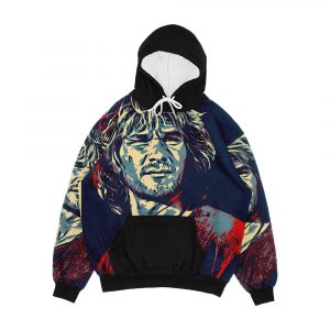 Patrick Swayze Men's All-Over-Print Hoodie