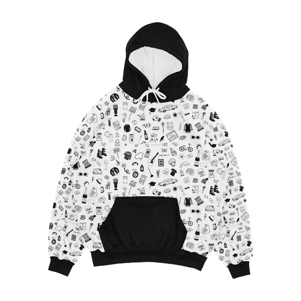 Pattern Men's All-Over-Print Hoodie
