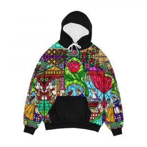 Patterns Of The Stained Glass Window Men's All-Over-Print Hoodie