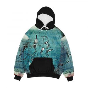 Paul Klee Artwork Twittering Machine Men's All-Over-Print Hoodie