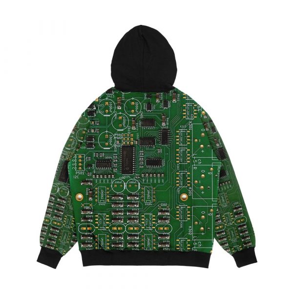Pcb Printed Circuit Board Men's All-Over-Print Hoodie - Image 2