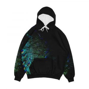 Peacock Feather Men's All-Over-Print Hoodie