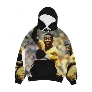 Pele Men's All-Over-Print Hoodie