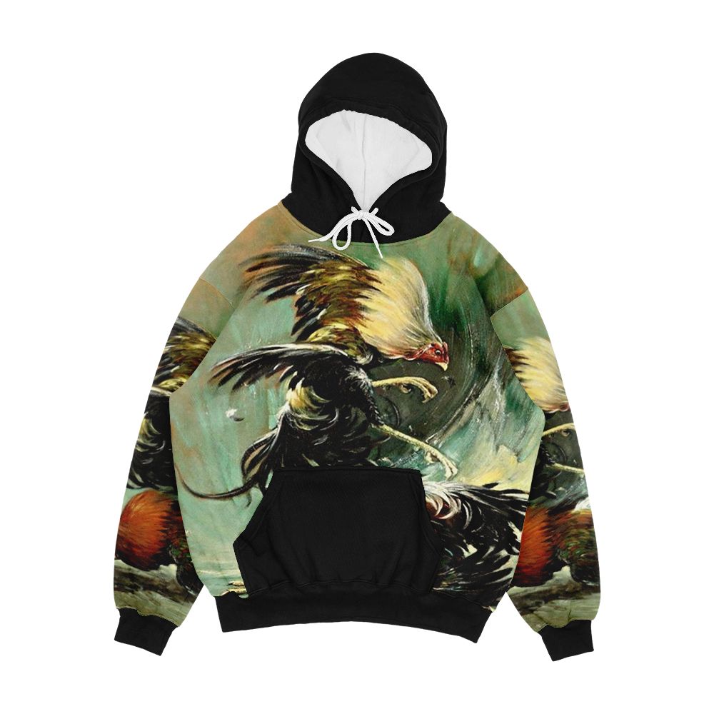 Pelea De Gallos Rooster Fight Cock Fight Men's All-Over-Print Hoodie