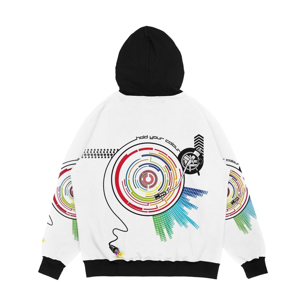 Pendulum Vinyl Music Mashup Men's All-Over-Print Hoodie - Image 2