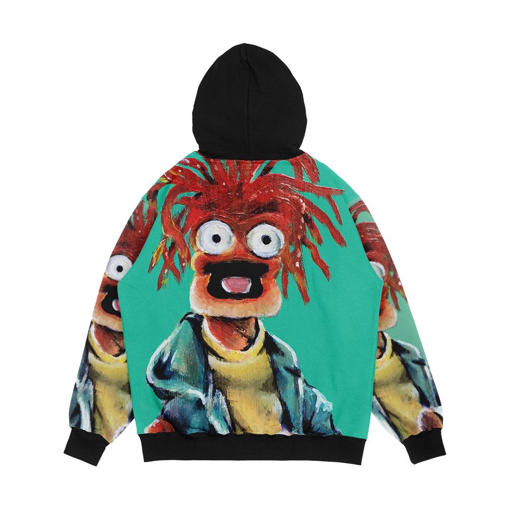 Pepe The King Prawn Fan Art Men's All-Over-Print Hoodie - Image 2
