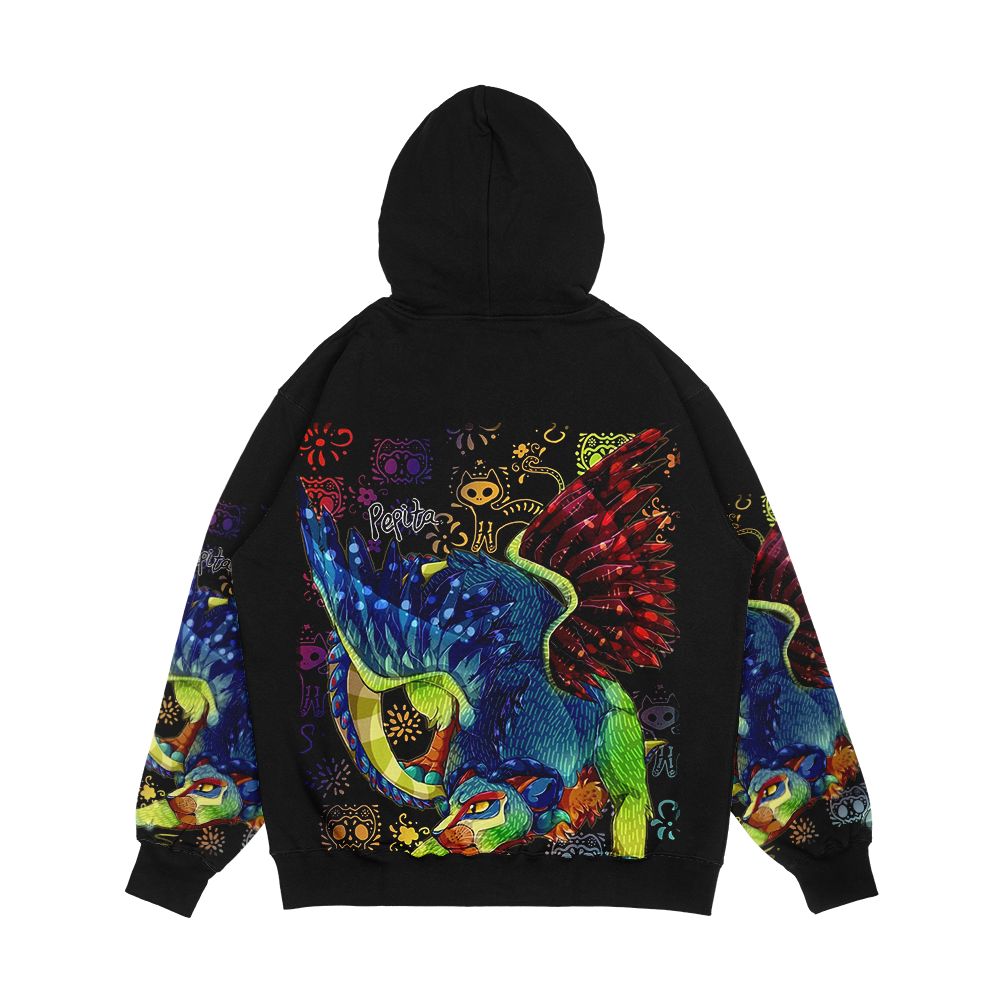 Pepita The Alebrije Men's All-Over-Print Hoodie - Image 2