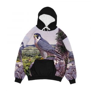 Peregrine Falcon Men's All-Over-Print Hoodie