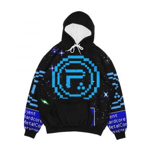 Periphery 8 Bit Blue Select Difficulty Men's All-Over-Print Hoodie