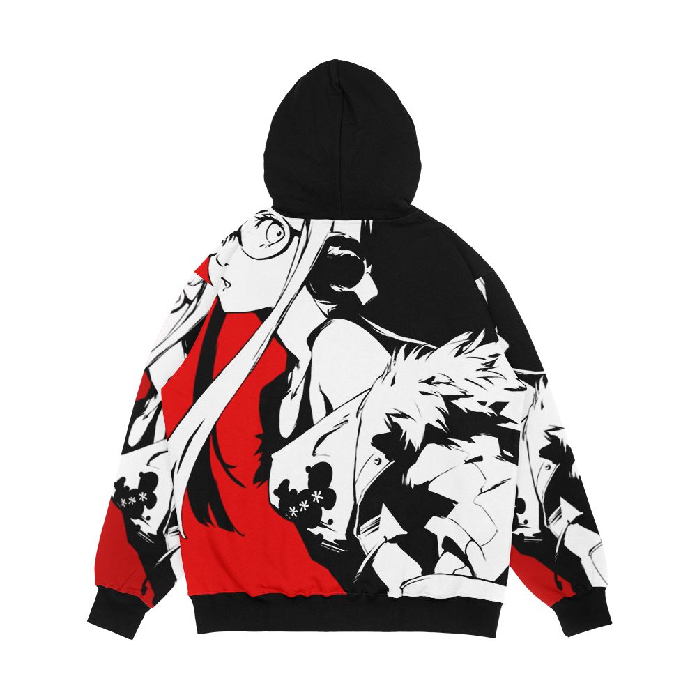 Persona 5 Futaba Sakura Men's All-Over-Print Hoodie - Image 2