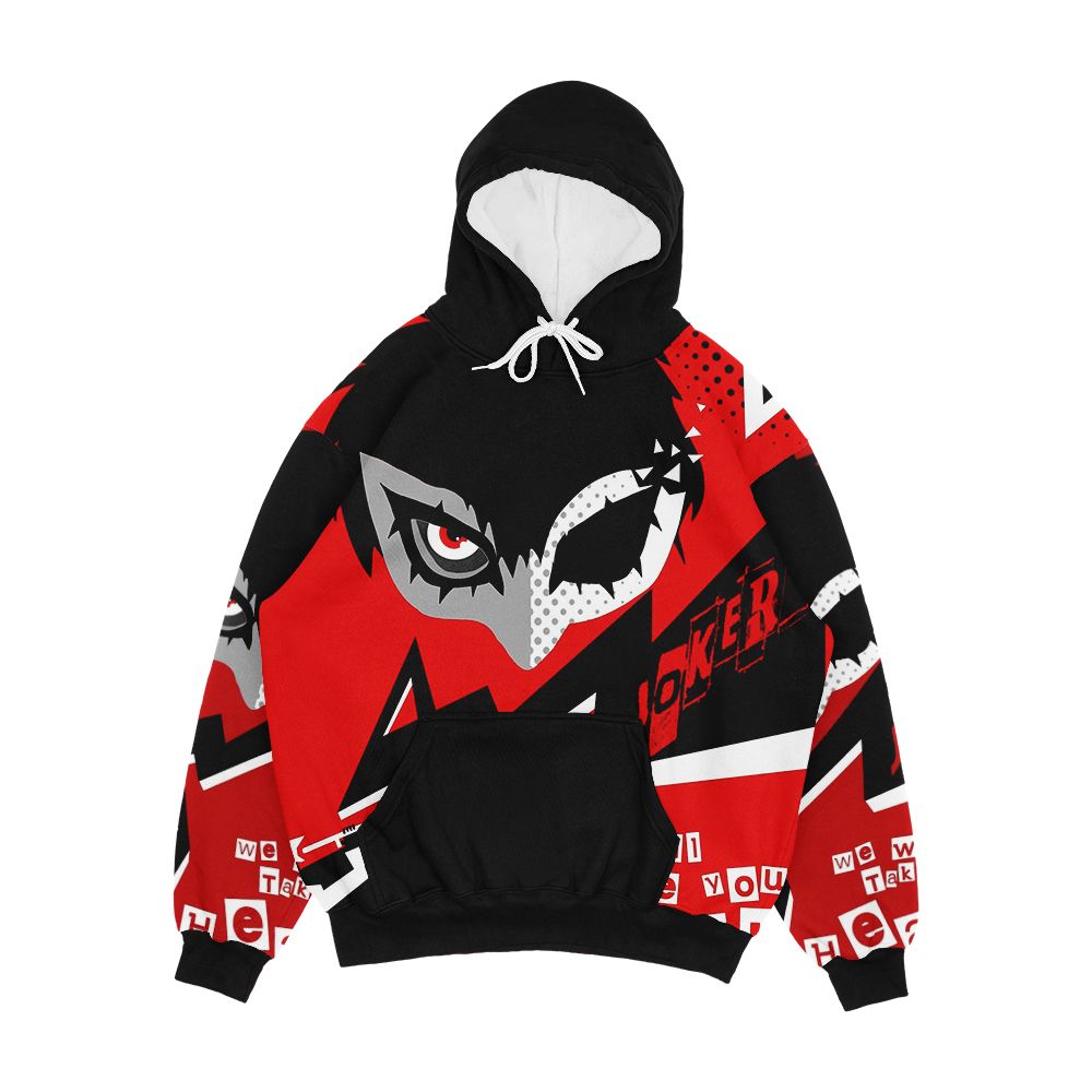 Persona 5 Joker Take Your Heart Men's All-Over-Print Hoodie