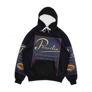 Pervitin Men's All-Over-Print Hoodie