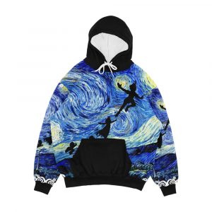 Peter Pan Starry Night Men's All-Over-Print Hoodie