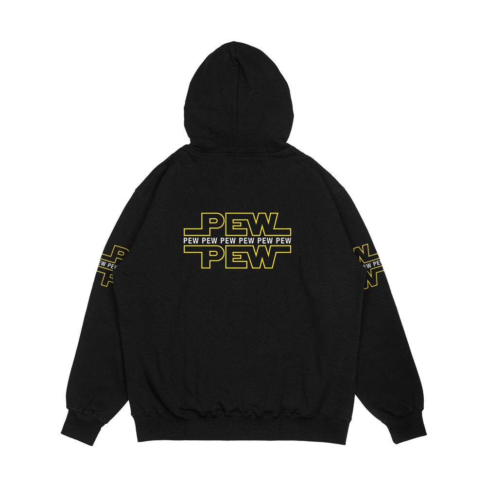Pew Pew Pew Men's All-Over-Print Hoodie - Image 2