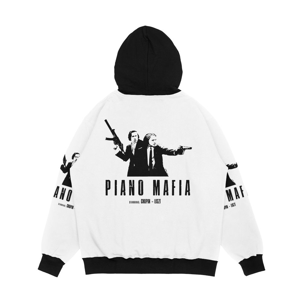 Piano Mafia Chopin Liszt Men's All-Over-Print Hoodie - Image 2