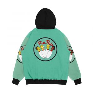 Alternative view of Pin Pals Bowling Friends Men's All-Over-Print Hoodie
