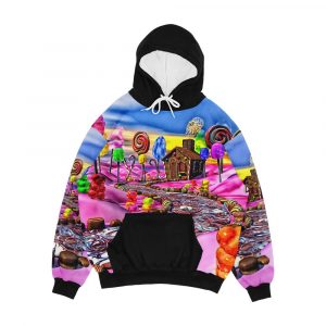 Pink Candyland Men's All-Over-Print Hoodie