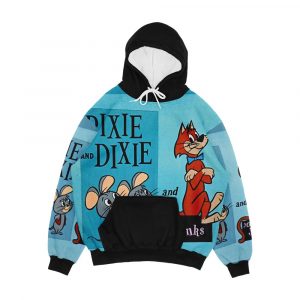 Pixie And Dixie Men's All-Over-Print Hoodie