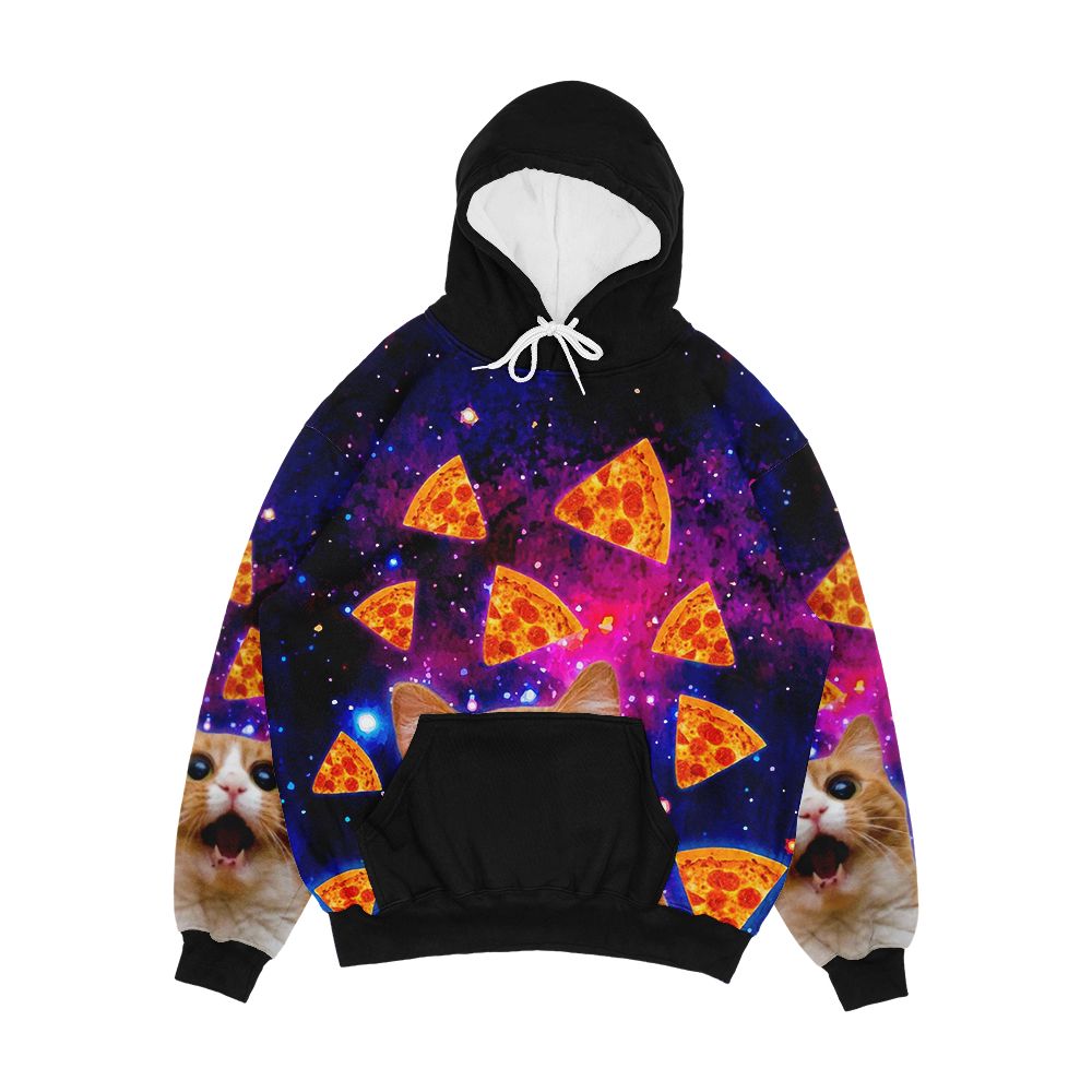 Pizza Cat Men's All-Over-Print Hoodie