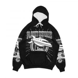 Planet Express Men's All-Over-Print Hoodie