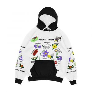 Plant These Save The Native Bees Men's All-Over-Print Hoodie
