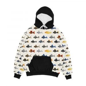 Pleco Men's All-Over-Print Hoodie