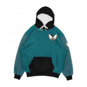 Pocket Momo Men's All-Over-Print Hoodie