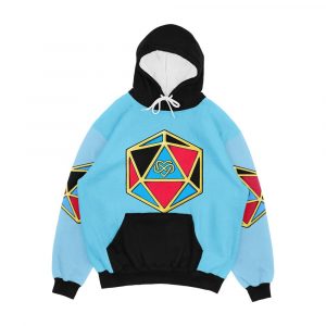 Polyamorous D20 Men's All-Over-Print Hoodie